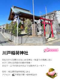 【川戸稲荷神社/埼玉県】宗忠鳥居と流造の社殿