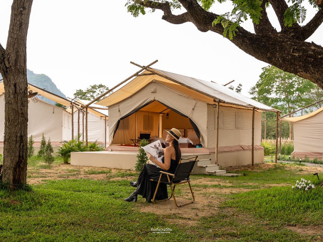 ที่พักเปิดใหม่ เขาใหญ่ บรรยากาศวิวภูเขาล้อมรอบ🍃