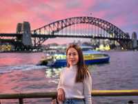  Sunset at The Opera House and Harbour Bridge