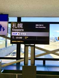 大阪　大阪観光　伊丹〜新千歳のフライト伊丹空港はやっぱり快適！