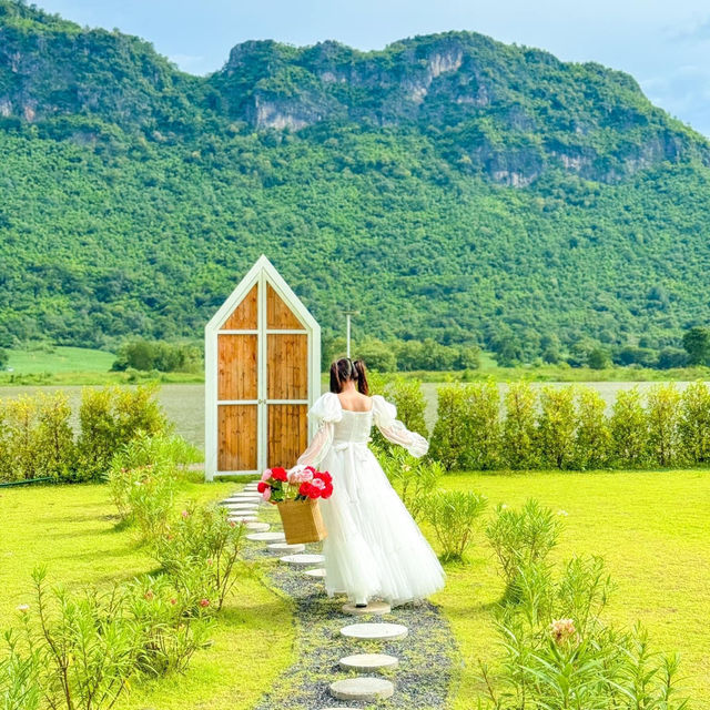 #ที่พักเปิดใหม่ภูผาม่าน วิลล่าส่วนตัว ริมทะเลสาป