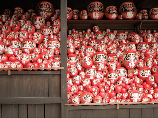 🇯🇵大阪勝尾寺⛩️美美的達摩不倒滿佈整個寺廟❣️