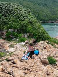「綠蛋島：清澈海水，自然風光，遠離繁忙都市嘅理想選擇」