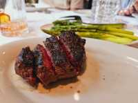 A Friday fine dining encounter in Brenner's Steakhouse, Houston