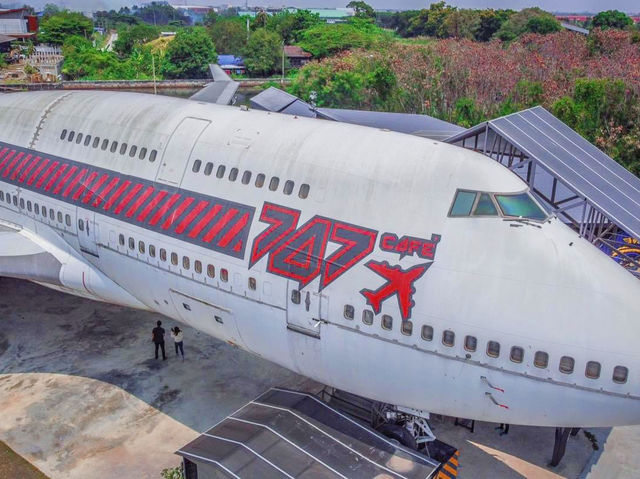 747 คาเฟ่เครื่องบินใหญ่สุดอลังการ ลาดกระบัง