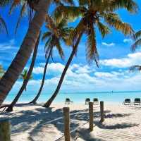 Unwinding at Smathers Beach, Key West