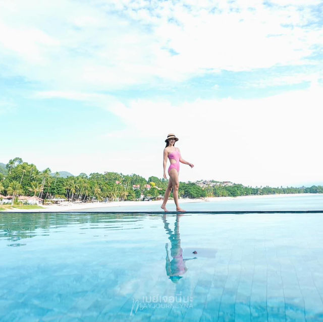 🏖️วิลล่าริมทะเลสมุย มีสระส่วนตัว ใกล้ถนนที่สวยฮอต