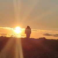 Winter Serenity: Sunset Stroll on Djúpalónssandur Beach