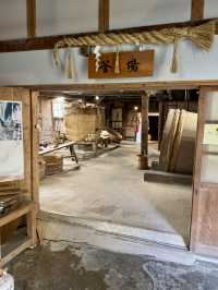 城下町にある酒蔵を見学。