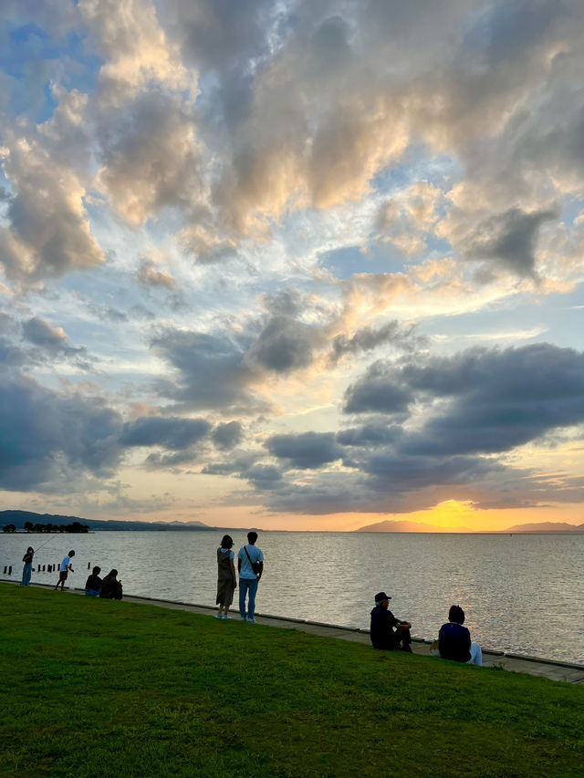 Breathtaking sunset in Matsue🌅