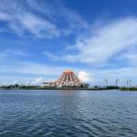 Magnificent architecture of The 99 Domes Mosque in Makassar City, South Sulawesi 🇮🇩
