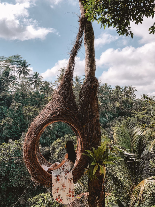 峇里必體驗🌟夢幻又刺激既Bali Swing！望住德哥拉朗梯田盪鞦韆💕 Uma Pakel Agro Tourism & swing