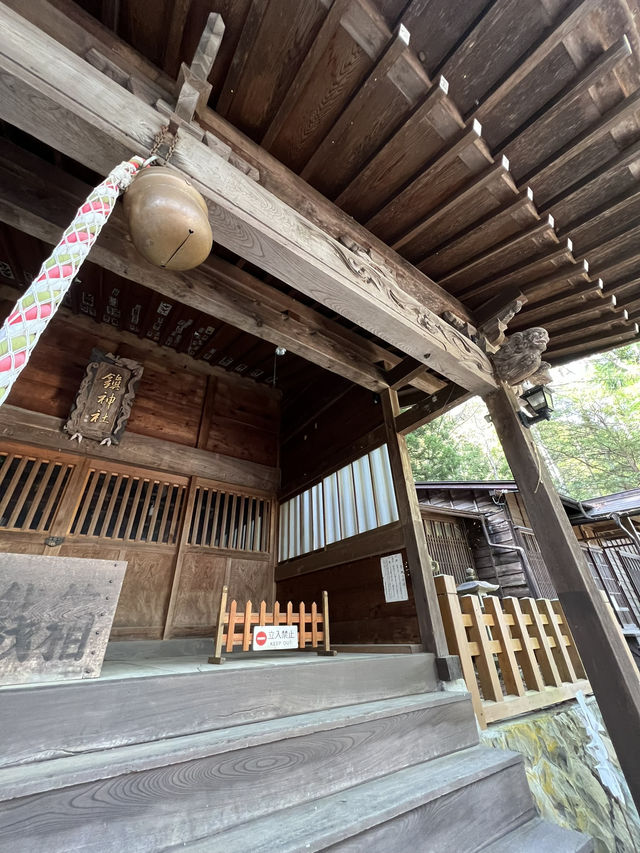 【長野】宿場町の先にある神社