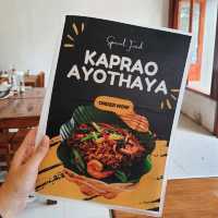 ร้านกะเพราอโยธยา - สกลนคร 🌶🌶