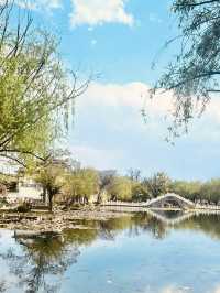 Out of a painting scenery 