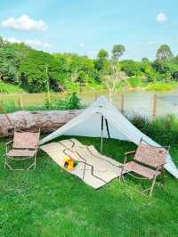 คาเฟ่สายแคมป์ปิ้ง 🏕 Log 'n Talk Cafe