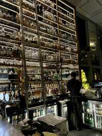 Stylish cocktail bar tucked away on the second floor of a Michelin-starred restaurant in Hanoi