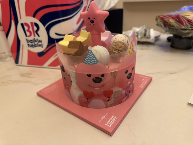 베스킨라빈스 잔망루피 아이스크림케이크 후기!