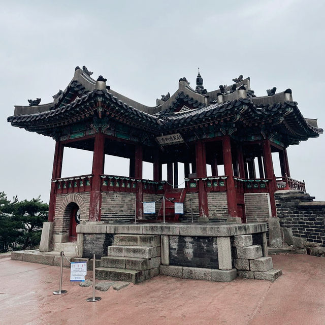 Stone Walls and Serene Whispers: A Rainy Day at Hwaseong Fortress