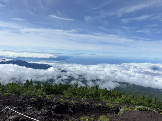 Climbing Mt. Fuji at one day 