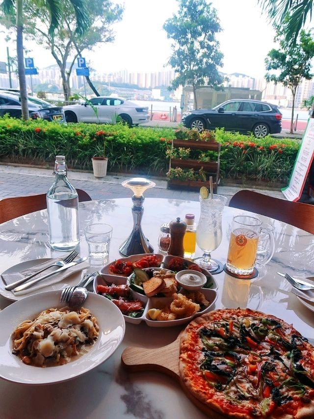 🇮🇹蘇豪東的半開放式海景意大利套餐
