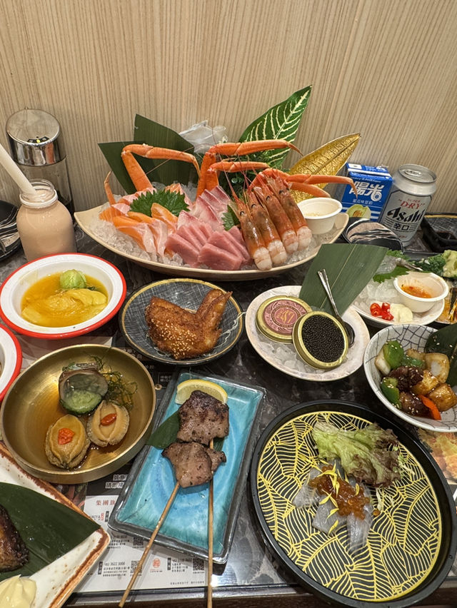 《高性價比奄仔蟹牡丹蝦日式放題》