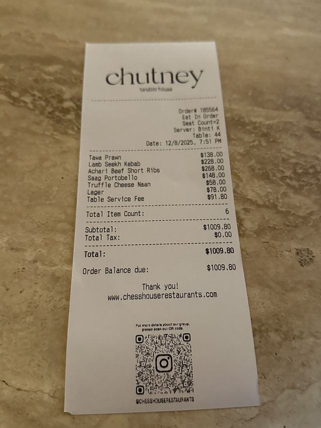 台灣魔術師為食妹大駕光臨中環高貴優雅印度菜餐廳