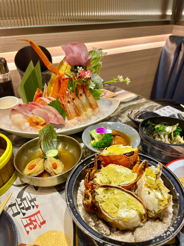 全港獨家！牡丹蝦奄仔蟹任食放題