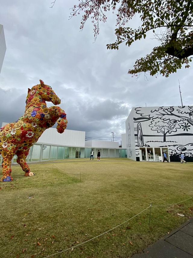 A Perfect Blend of Nature and Art in Towada 🍃🎨 A Perfect Blend of Nature and Art in Towada 🍃🎨
