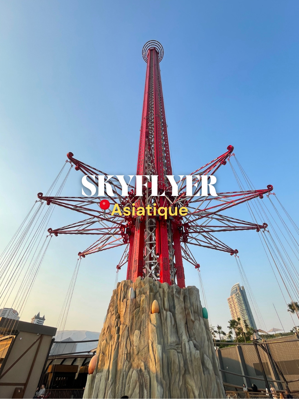 Skyflyers, trò chơi cảm giác mạnh cao nhất khu vực Châu Á Thái Bình Dương‼️