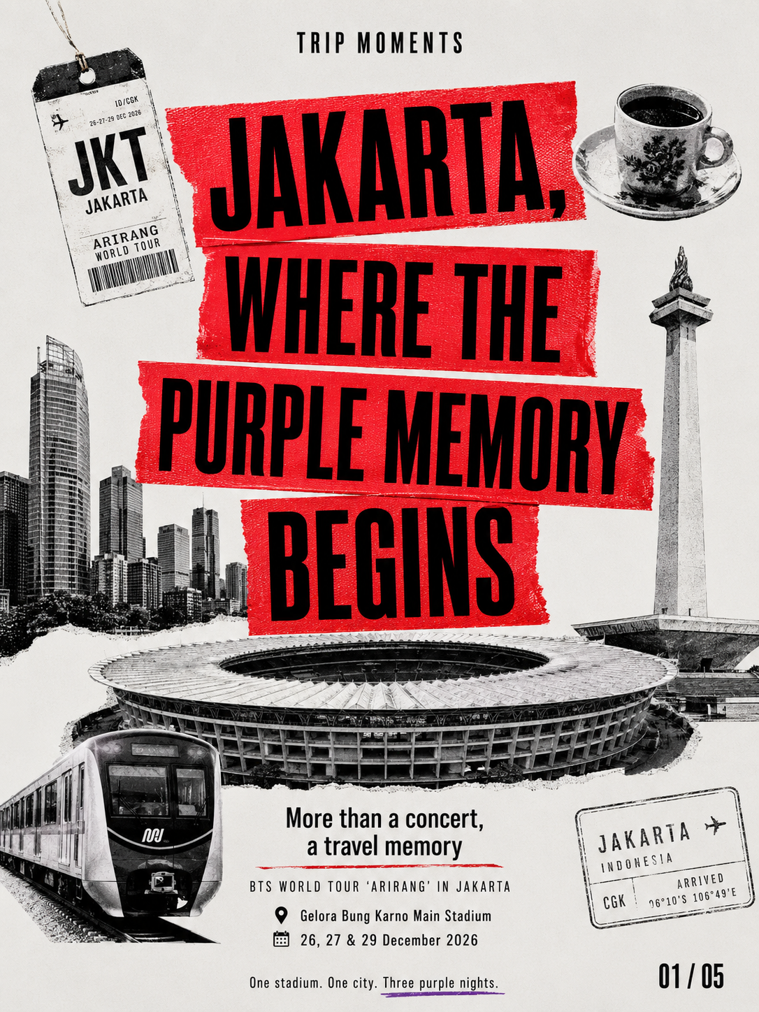 💜 Jakarta, Where the Purple Memory Begins 🇮🇩✨