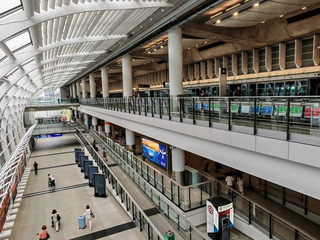 香港最後時刻：巨型貓咪現身與機場美食氛圍 