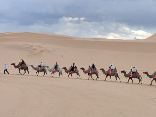 Sand, Sky & Adventure at Xiangshawan! ⛺️🌅🤸♂️  
Get ready for a super fun desert getaway—Xiangshawan in Dalad Banner delivers sand thrills and epic scenery. From the campsite, you’re set for a refreshing adventure, whether you want to play in the dunes, snap sunset shots, or relax under endless skies.

Recommended Route:  
Arrive early to the Xiangshawan Campsite (鄂尔多斯市达拉特旗210国道西响沙湾旅游区) to snag the best tent spot. Begin with a dune walk—nothing beats the cool morning sand. Next, check out activities like sand surfing, camel rides, or try the desert ropeways for a mild adrenaline rush. Midday brings unbeatable sunlight for photos, but sunset is the *real* magic hour.  

Must-Do Activities:  
· Sandboarding and sand slides (so nice to play, seriously!)  
· Camel trekking for unique desert views  
· Stargazing by the campsite after dark—bring a blanket or just lie under the open sky  

Top Photo Spots:  
· Capture the endless waves of desert at sunrise or sunset for those glowing sand shots  
· Get an action shot mid-slide or sandboarding  
· Panoramic tent-and-dune shots—stand atop a dune behind the campsite for an Insta-worthy angle  

Practical Tips:  
· Arrive early for cooler temps and fewer crowds  
· Extra water, sunblock, and a hat are musts—desert air dries you out fast!  
· Light layers protect against sun and surprise breezes  
· Footwear: Sand-friendly sandals for activity, closed shoes for the walk  

Key Precautions:  
Watch for sudden sandstorms; keep valuables secure and electronics protected. The sun gets fierce, so pace yourself!  

#Xiangshawan  #DaladBanner  #AdventureTravel  #DesertFun  #CampsiteLife 