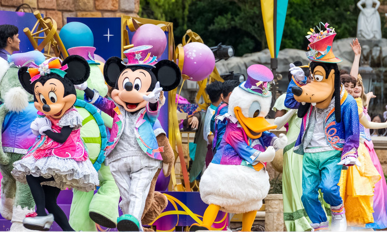 香港ディズニー】豪華すぎる城前ショー🏰✨「キャッスル・オブ