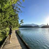 Zen time in Lake Bled