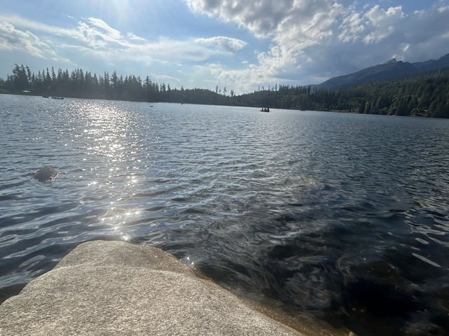 The lake of Vysoké Tatry 🇸🇰 