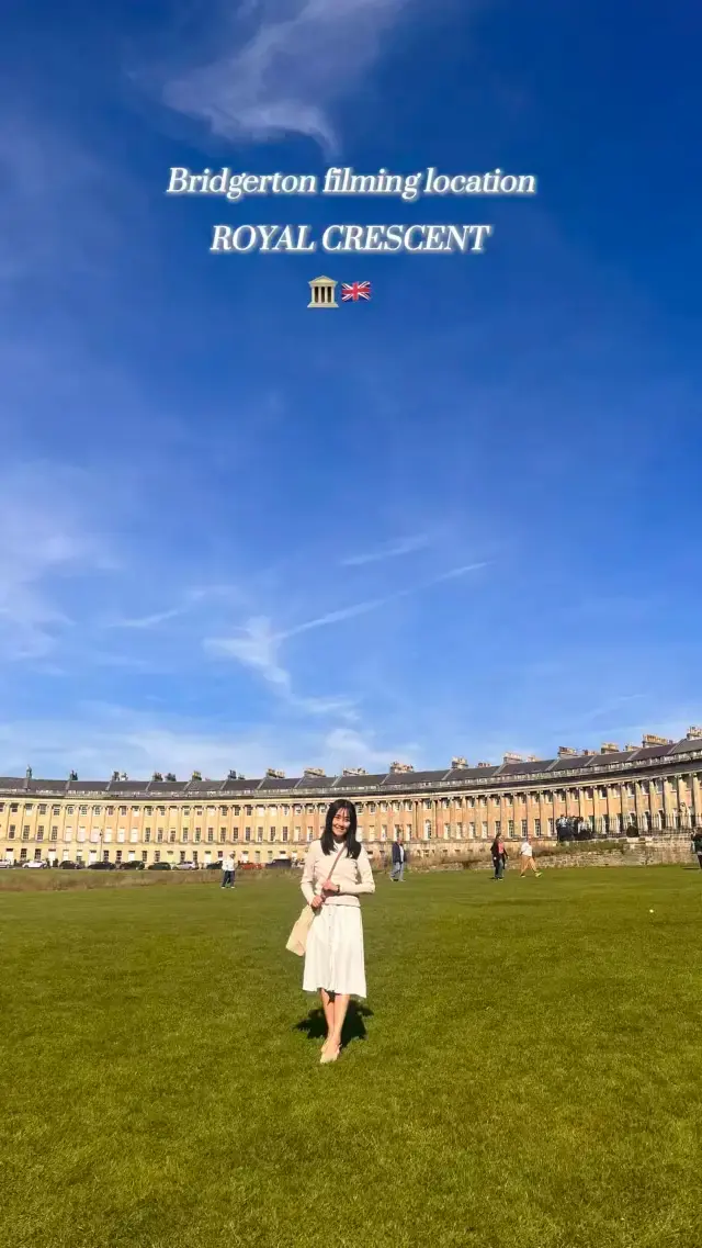 Step Into the World of Bridgerton at the Iconic Royal Crescent in Bath!