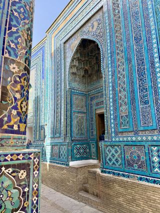 Springtime Wonder at Shah-i-Zinda