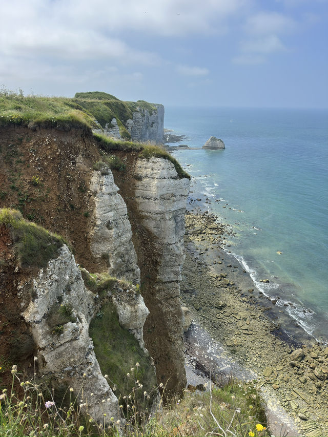 Stunning coast of Normandy