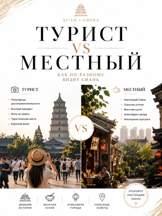 西安。遊客 VS 在地人