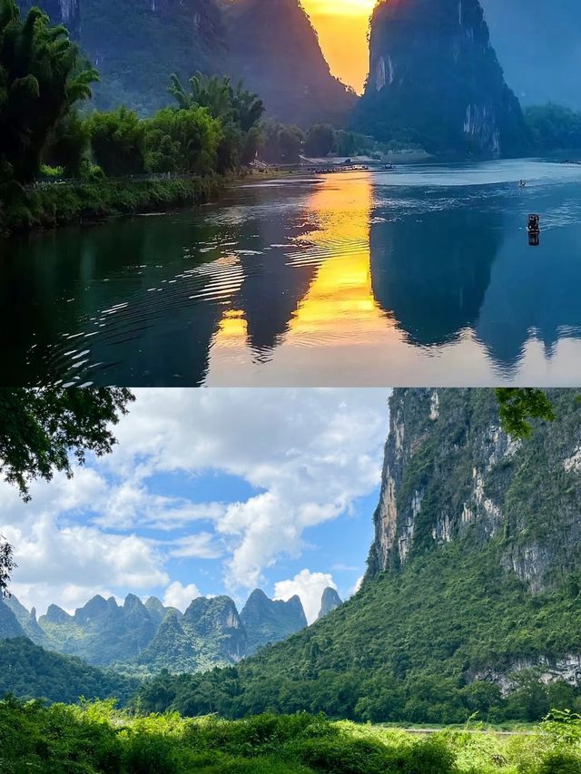 桂林山水甲天下，閉著眼睛拍都是好看的！