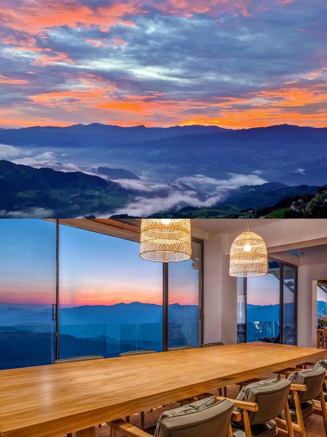 在桂林！住進雲海、打卡海拔千米的梯田民宿