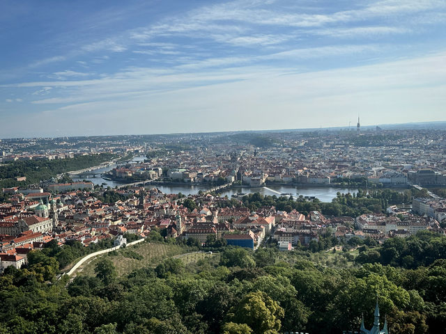 Stunning view from Petrin Tower