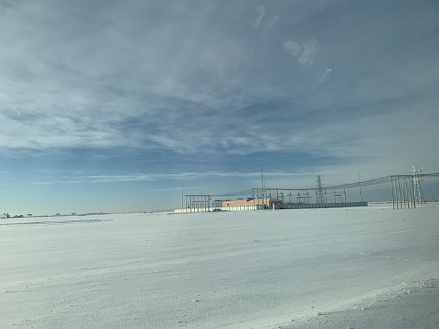 冬日去海拉爾看雪玩車｜自駕路上