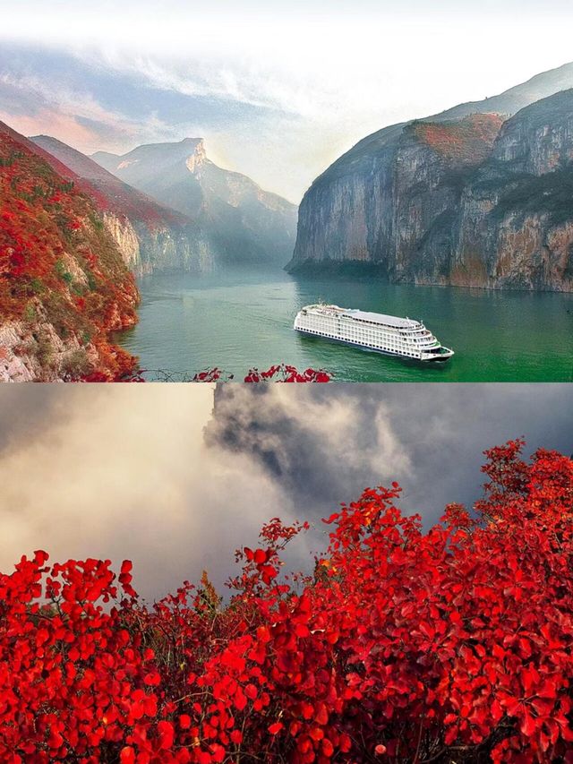 長江三峡的秋景,真的被嚴重低估了。