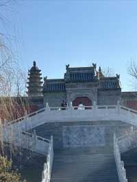 唯美的太原雙塔