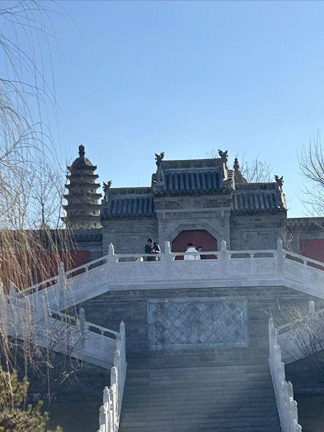 唯美的太原雙塔
