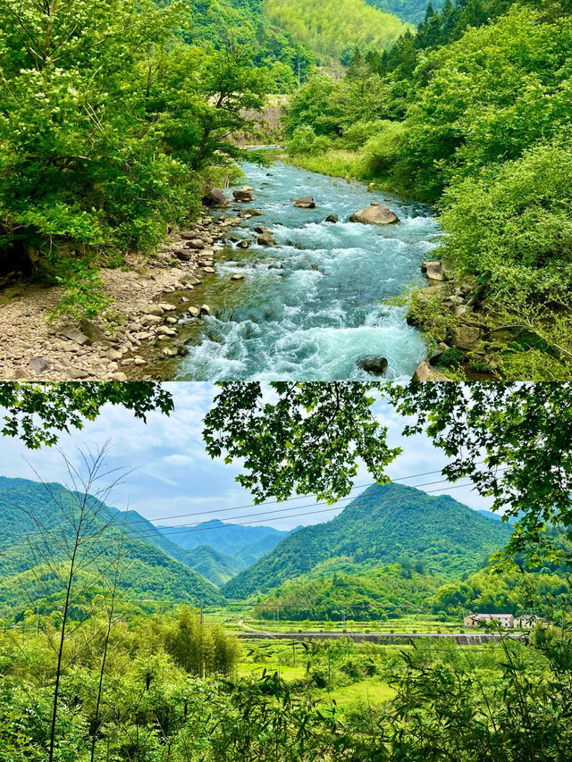 打卡馬嶺古道清澈金淨透的美