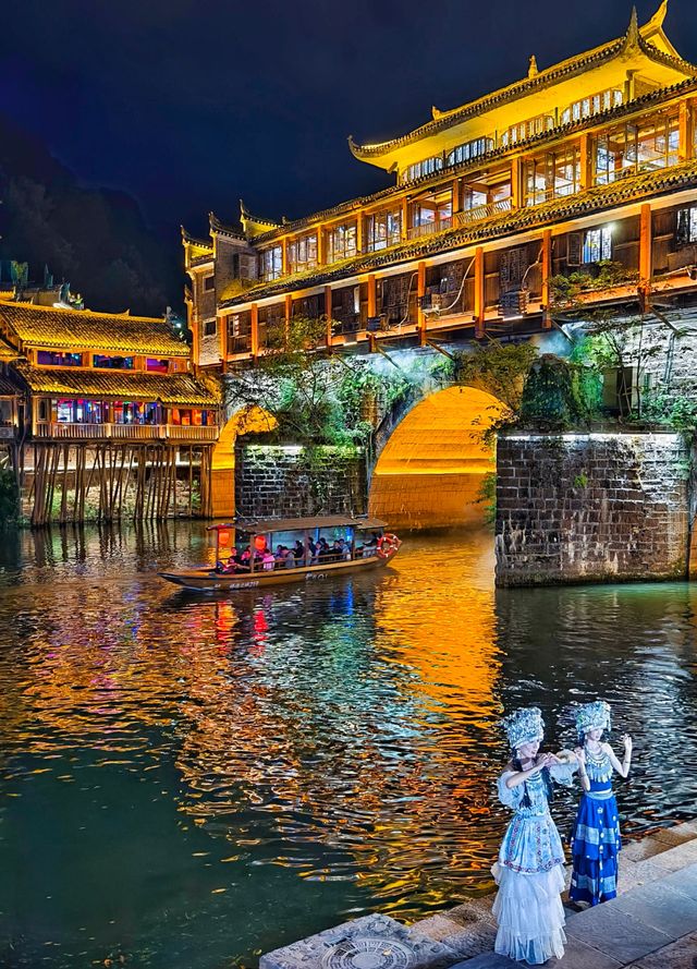 湖南湘西-鳳凰古城夜景