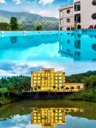 Stay at this place in Wugong Mountain! A Tang-style guesthouse that brings the sea of clouds into your room